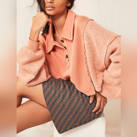 Free People Tops - Free People • Prep School Pullover (orange)